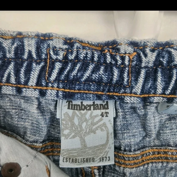 Timberland Kids Blue Denim Jeans - Picture 3 of 4